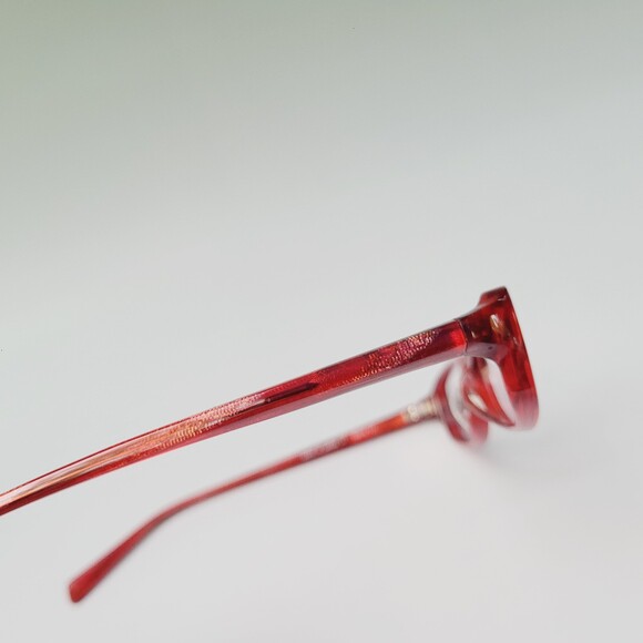 O&X New York OP-86U 50-16 137 Red oval glasses eyewear Col. 02 full frame N23 - Picture 11 of 13